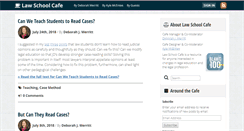 Desktop Screenshot of lawschoolcafe.org