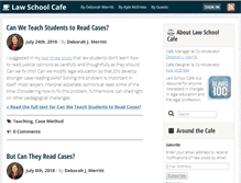 Tablet Screenshot of lawschoolcafe.org